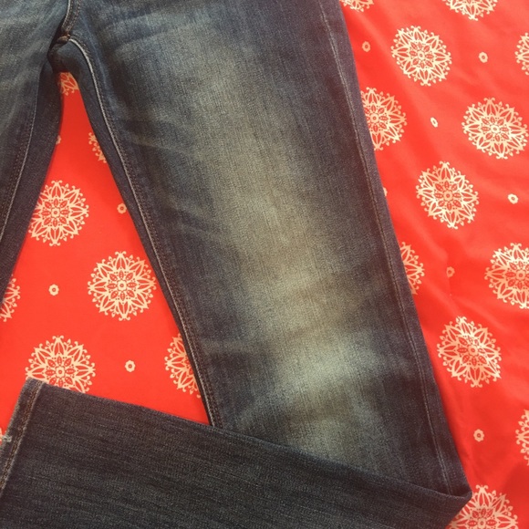 Express midrise super skinny denim jeans sz 0r - Picture 3 of 10